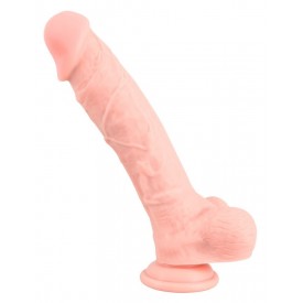 Реалистичный фаллоимитатор Medical Silicone Dildo - 24 см.