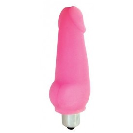 Розовый мини-вибратор Vibrator Mini - 9,5 см.